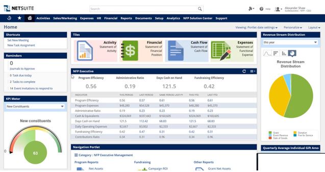 Netsuite ERP for Non-profit organizations