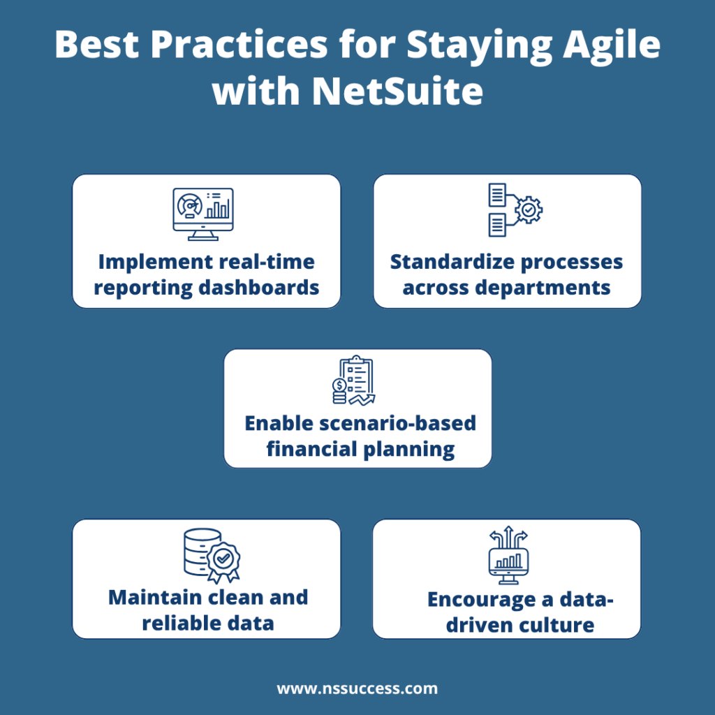 Best Practices for Staying Agile with NetSuite Best Practices for Staying Agile with NetSuite